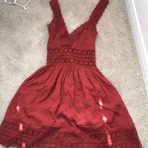Forever 21 rust skater dress size S